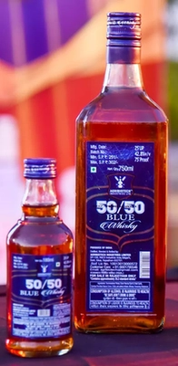 50/50 Blue Whisky