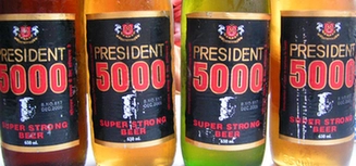 President 5000 Super Strong Beer