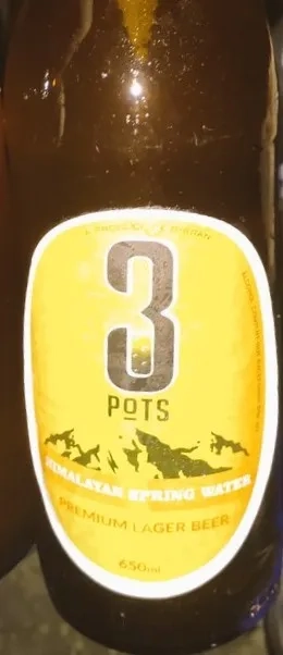 3 Pots Premium Lager Beer