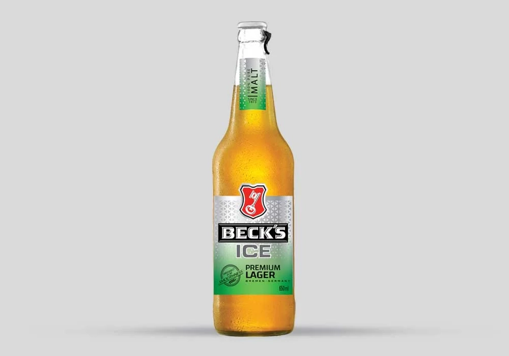 Becks Ice Super Crisp Beer