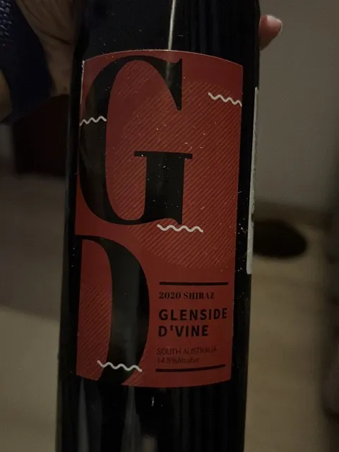 Glenside D'Vine 2020 Shiraz