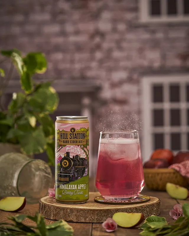 Hil Station Hard Seltzer Apple Berry