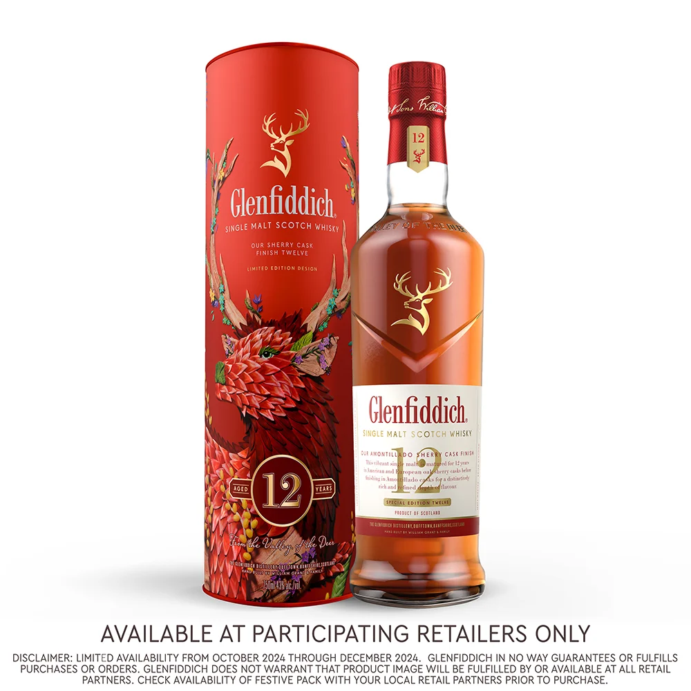Glenfiddich 12 yrs Sherry Cask Single Malt Scotch