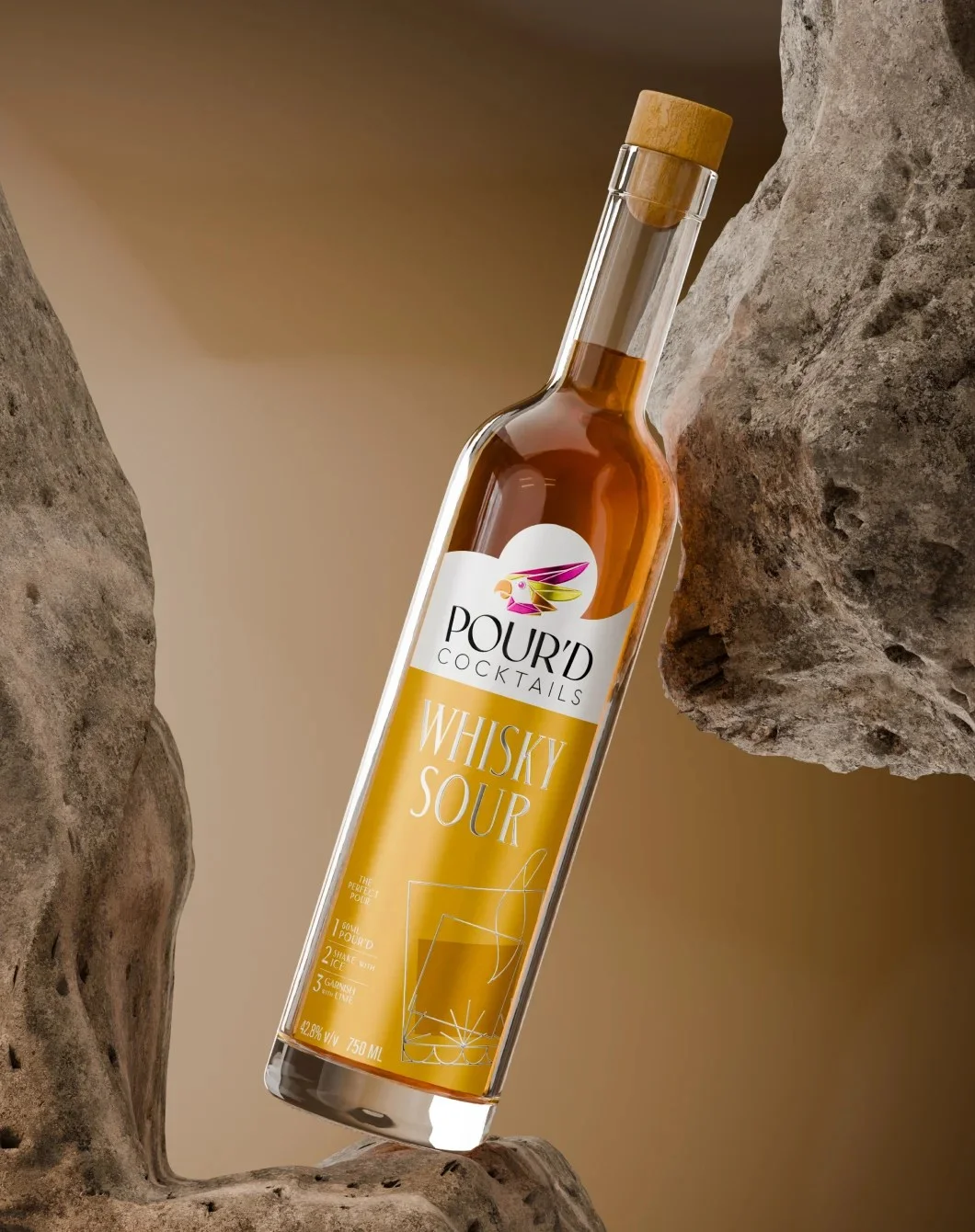 Pour'd Whisky Sour Cocktails