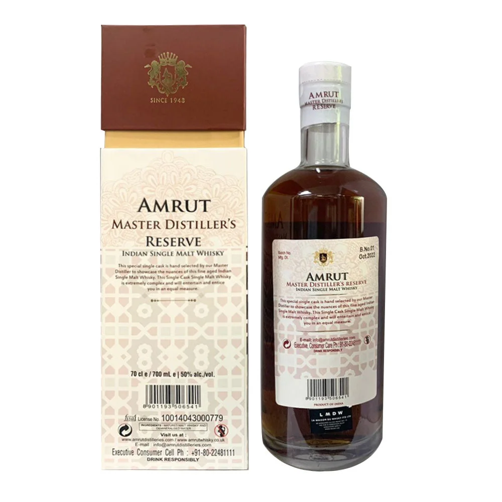 Amrut Master Distiller's Reserve Indian Single Malt Whisky