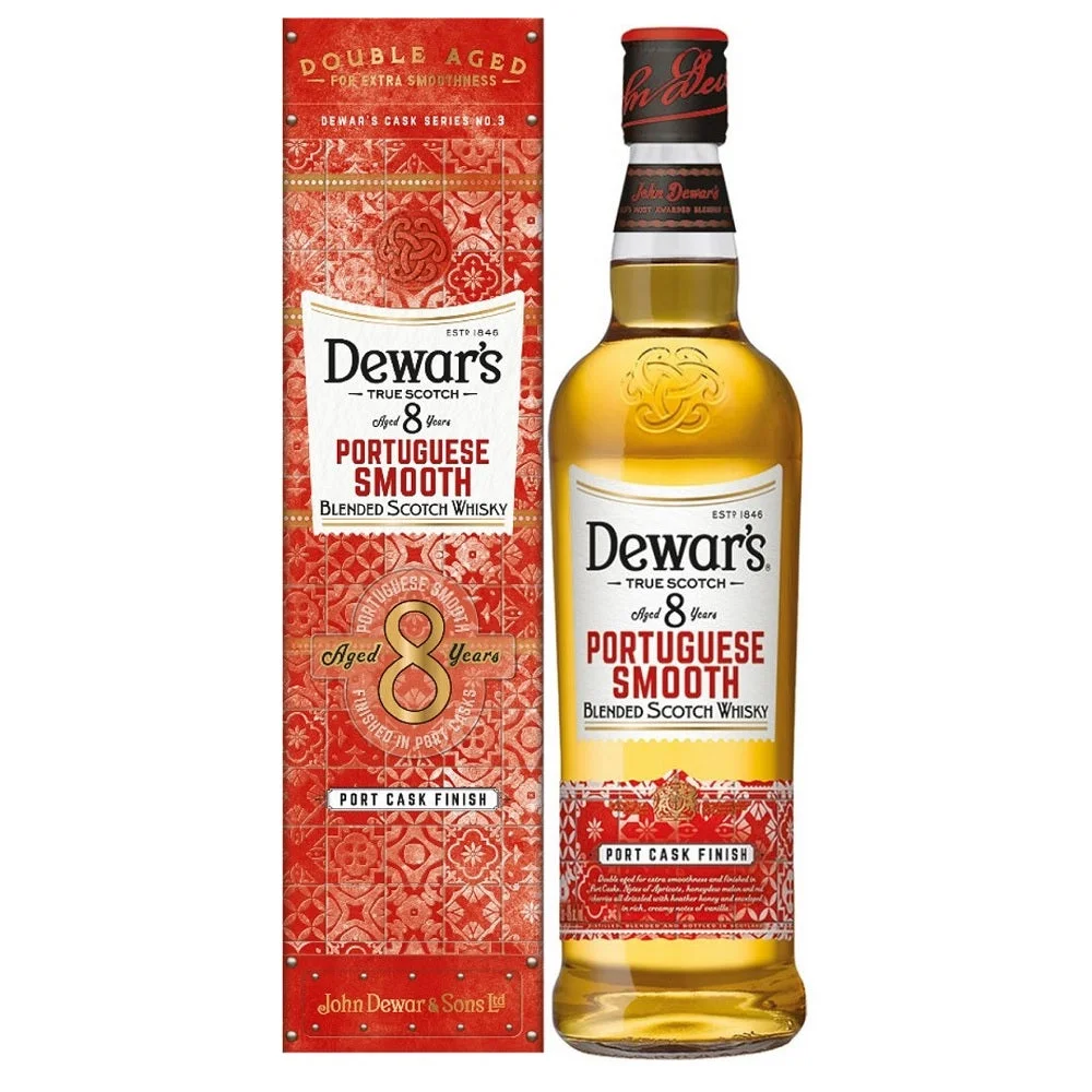 Dewars Blended Scotch Whisky Portuguese Smooth