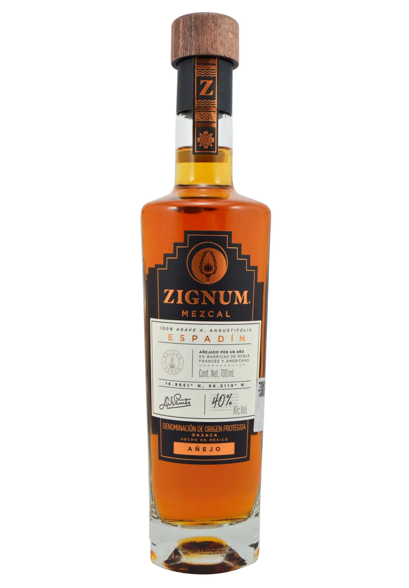 Mezcal Zignum Anejo