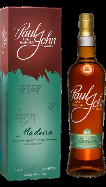 Paul John Indian Single Malt Whisky Madeira