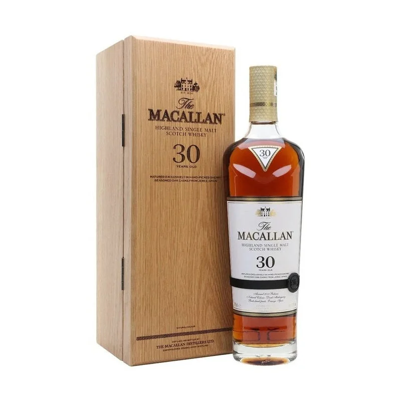The Macallan Highland Single Malt Scotch Whisky 30 Years Old Sherry Oak