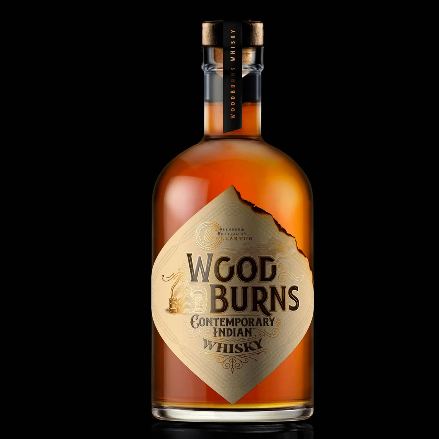 Wood Burns Contemporary Indian Whisky